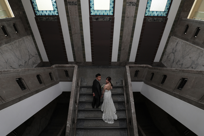 上からのアングル