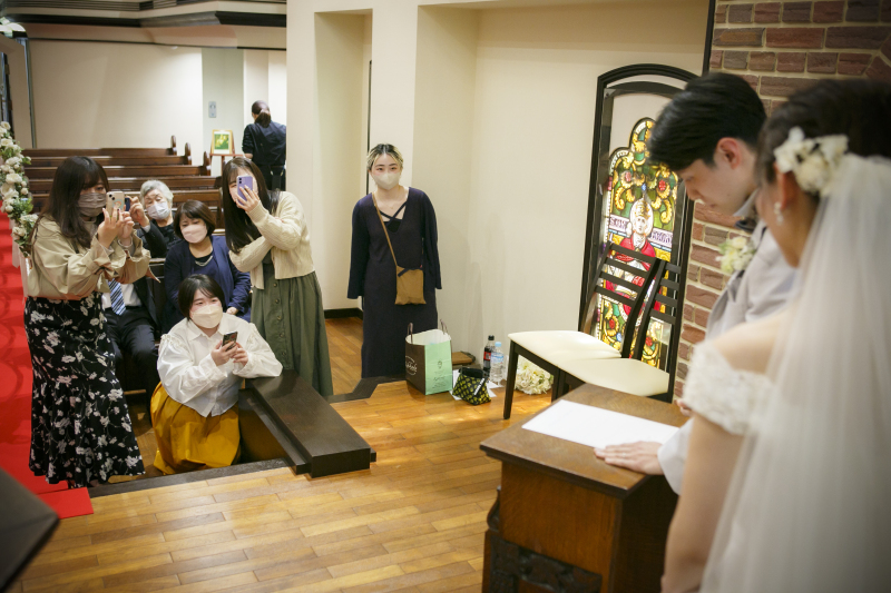 ご友人にも見守られて…