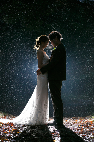 雨も撮影のアクセントに