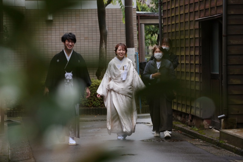 撮影前から楽しく♪