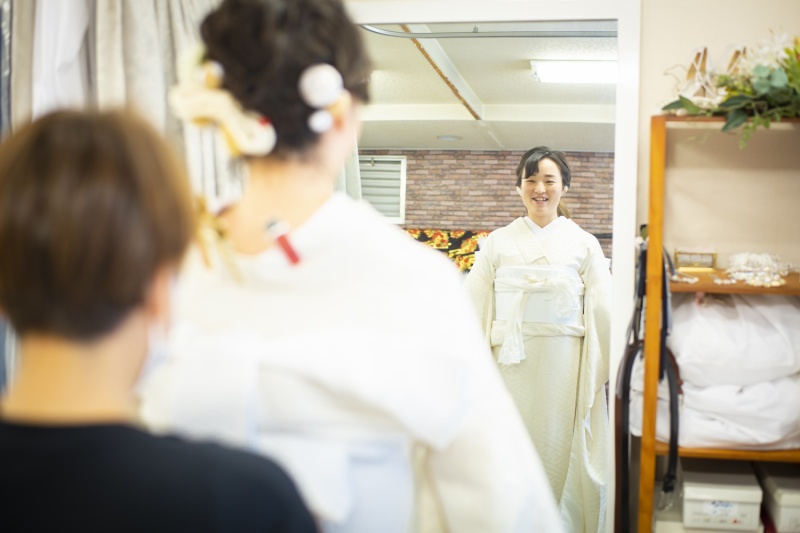 お支度の仕上げ