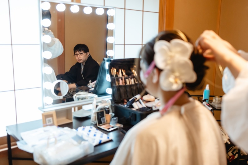 いつもと違う姿に…