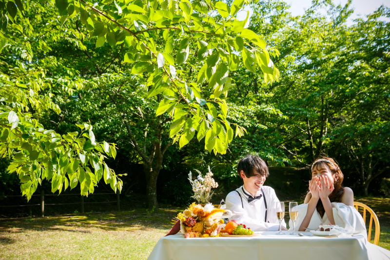森の中でウェディング♡