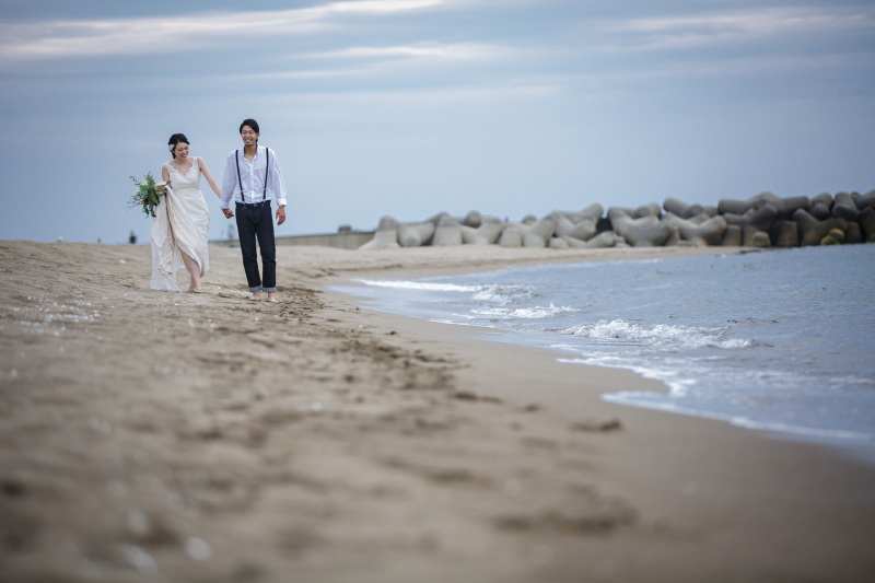 大好きな海でテンションアップ♪