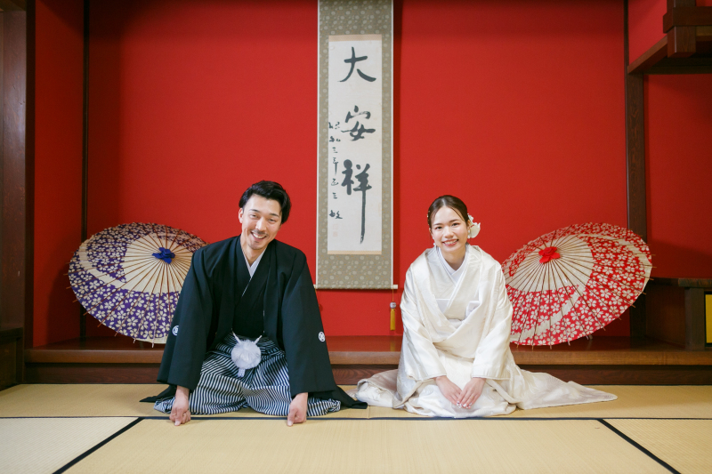 お辞儀ショット