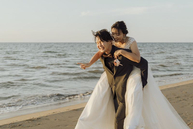 おんぶショット