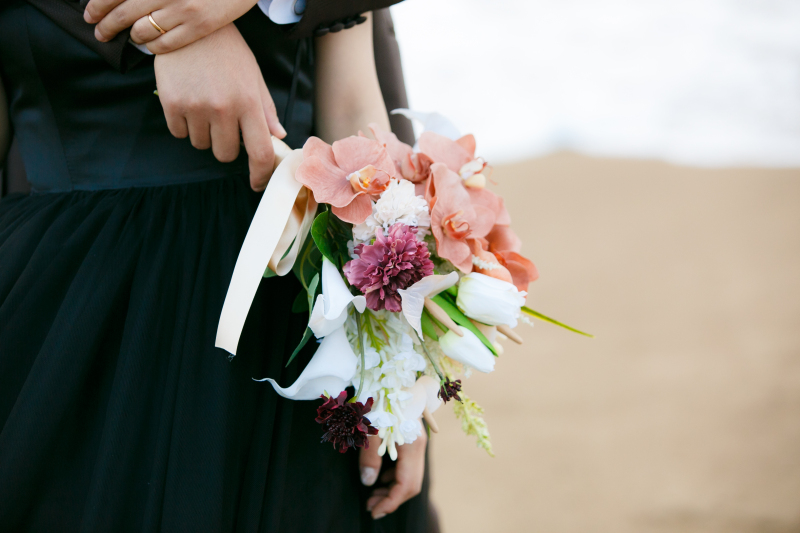 お持ち込みのブーケ