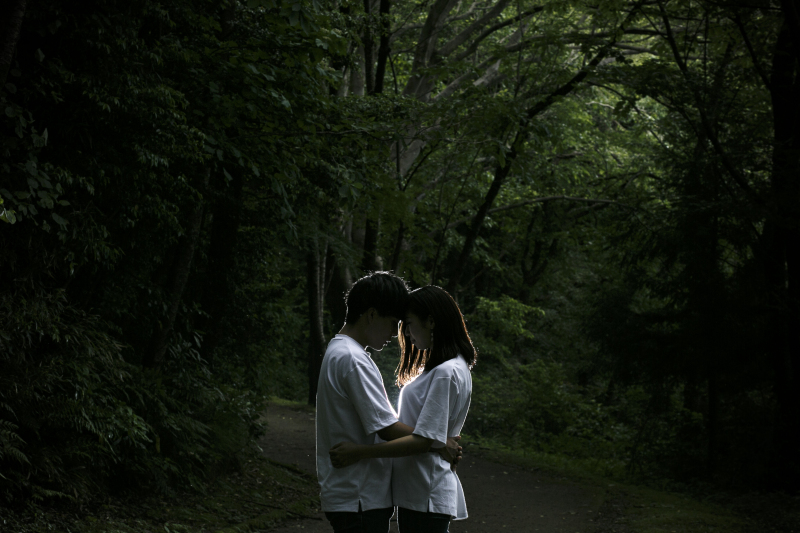 深緑に包まれておしゃれな一枚も素敵☆