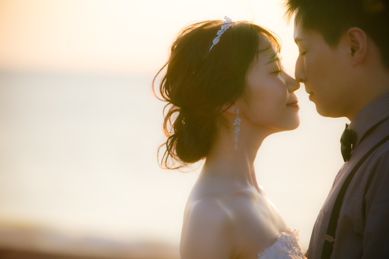 ティアラが可愛いウェディングドレス