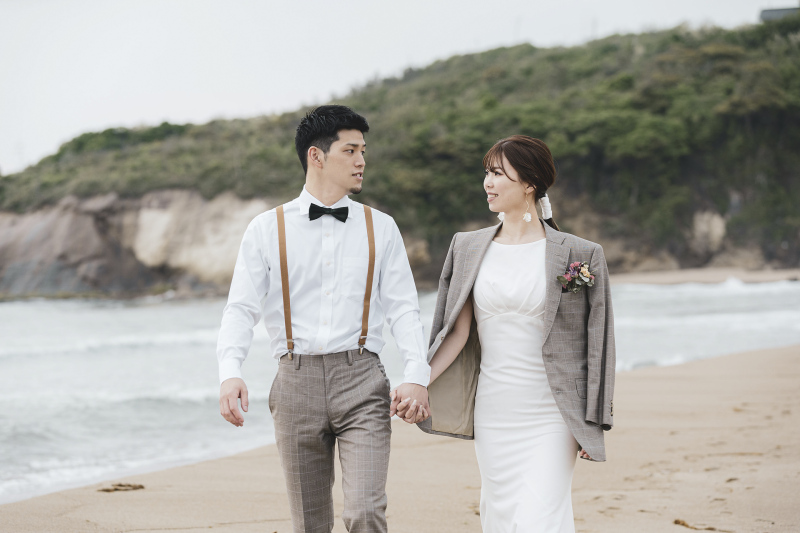 新郎様のジャケットを