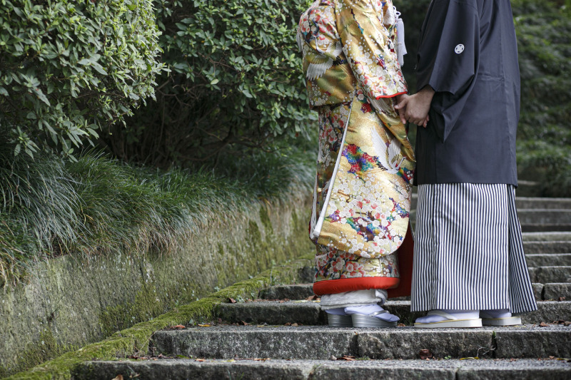 和装から撮影スタート☆