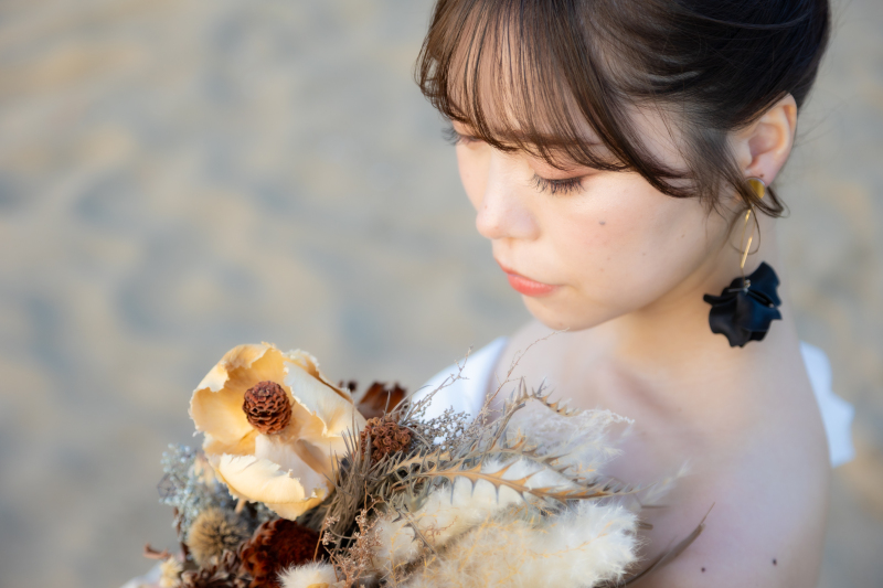 ブーケやアクセサリーも無料で