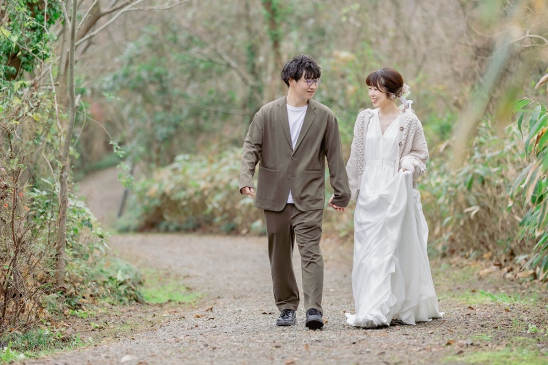 自然なお二人も