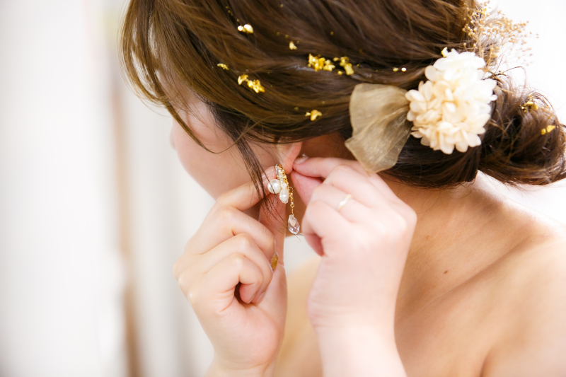 撮影はお仕度から