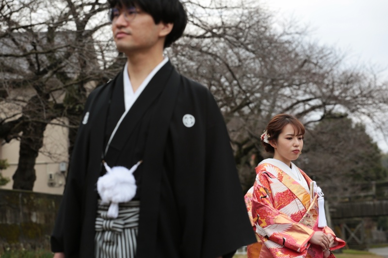 羽織替えをして