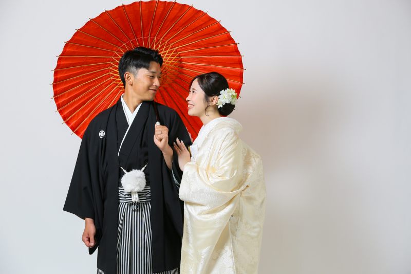 紅白のコントラスト