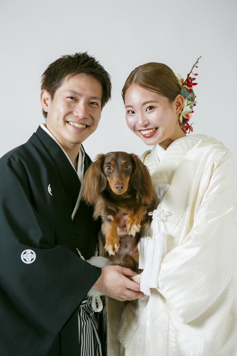 わんちゃんも一緒に