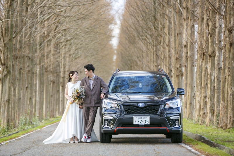 愛車と一緒に