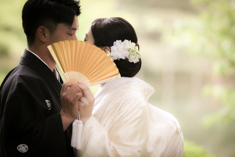 お顔を隠してのショット