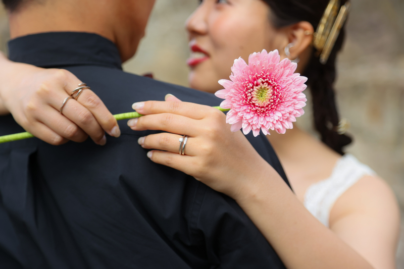 ガーベラを一輪