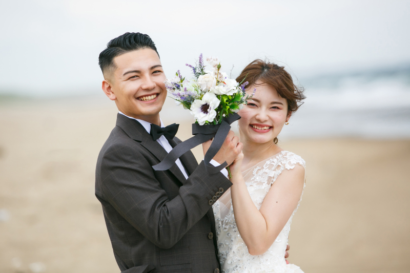 最後は満点の笑顔!