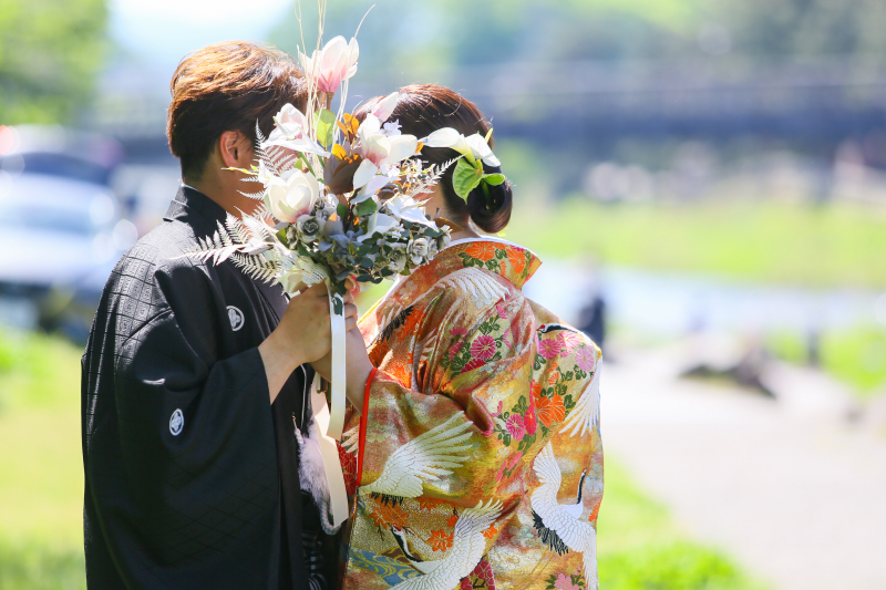 ブーケにかくれて♡