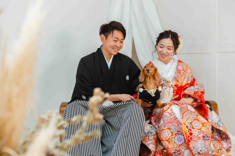 Photo Jellish 金沢店(フォトジェリッシュ 金沢店)_ペットと一緒に撮影できる