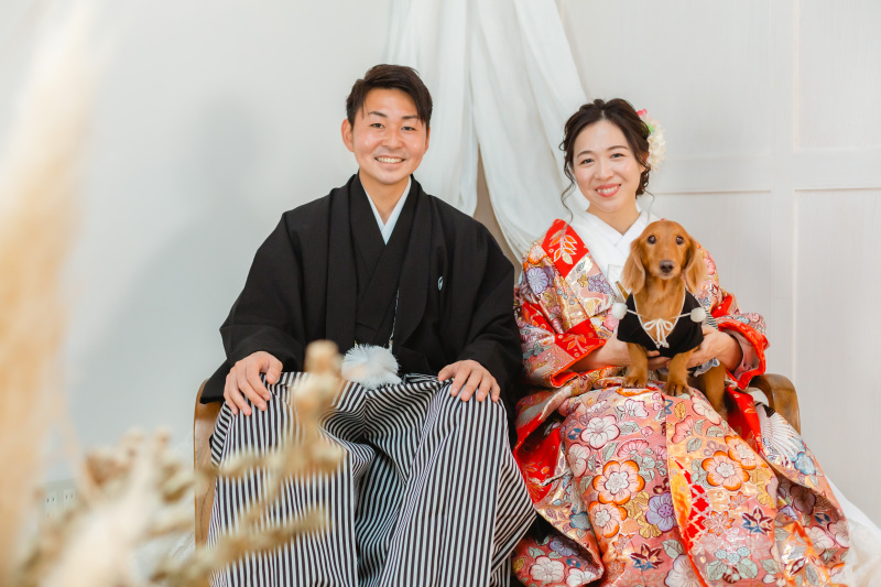 Photo Jellish 金沢店(フォトジェリッシュ 金沢店)_ペットと一緒に撮影できる