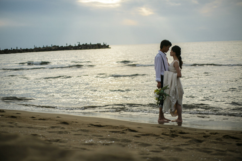 ハネムーン気分で撮影が出来る