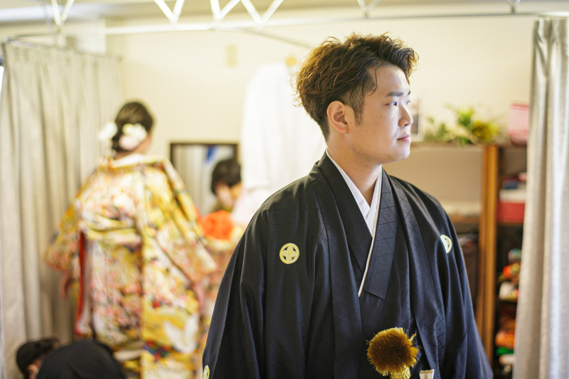 新郎様ご衣裳も沢山用意しております!