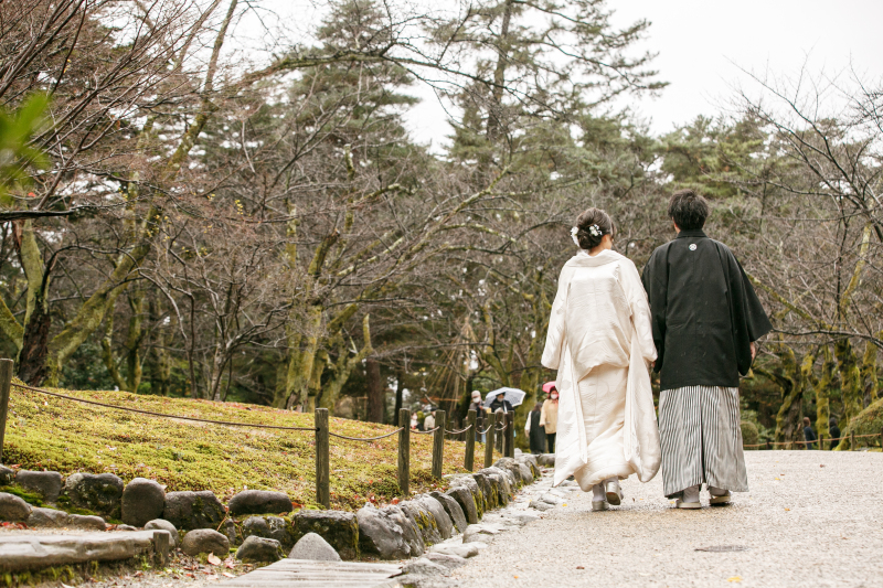 【10%割引き】(旅行者支援)兼六園+ひがし茶屋街 和装2ヶ所ロケプラン