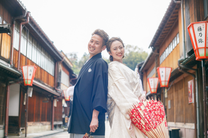 【過去一選ばれたプラン♪】和装:ひがし茶屋街+洋装:海ロケ欲張りプラン