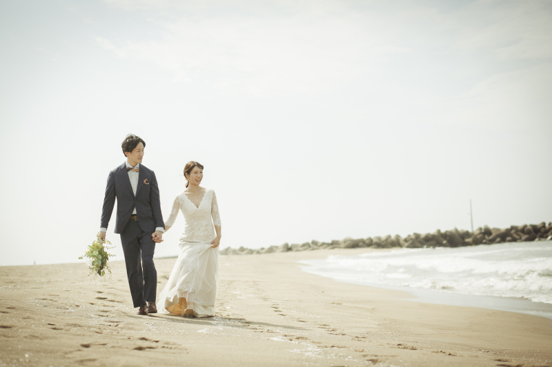 【手軽に映え写真が撮れる♡】洋装海ロケ撮影プラン