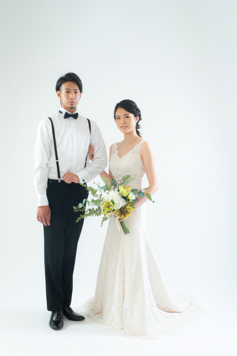 【お2人だけの空間で素敵な写真を!】洋装スタジオフォトプラン