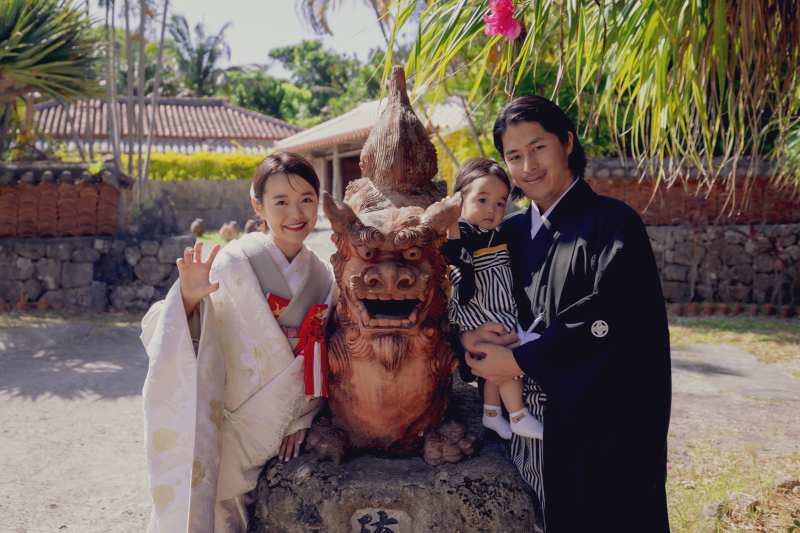 和装撮影は琉球村！！沖縄らしさ満載！！
