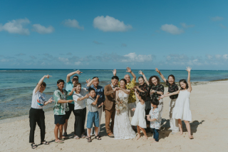 ビーチと少し森。そして家族