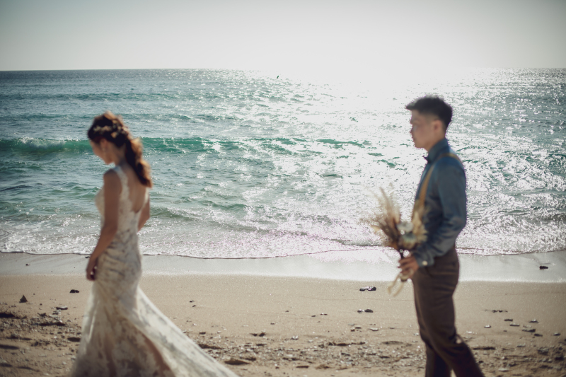 午後のビーチはキラキラ