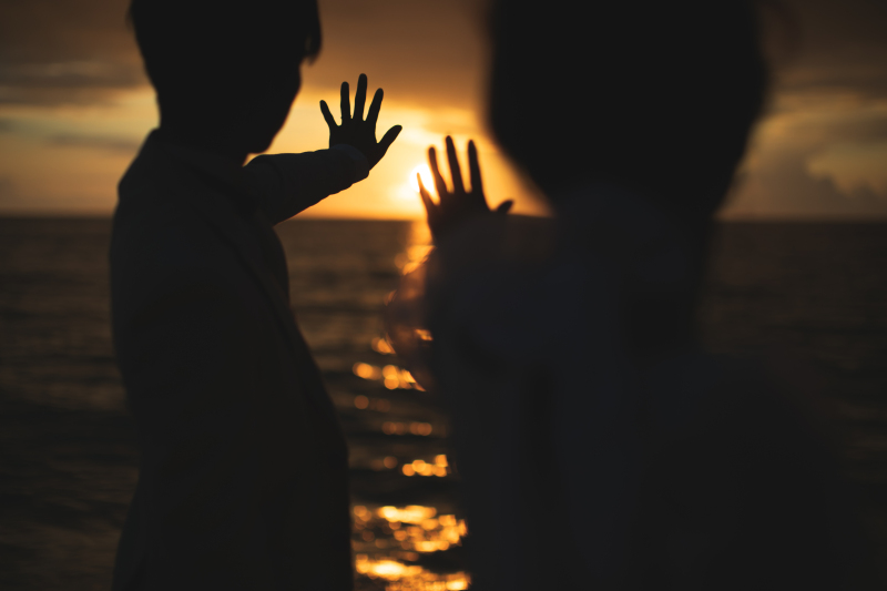 静かに。お2人の時間