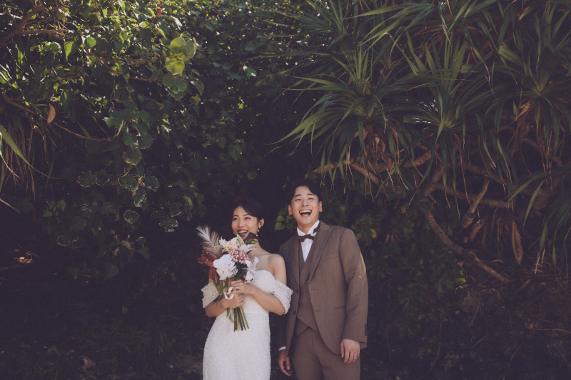 目の前に広がるビーチ