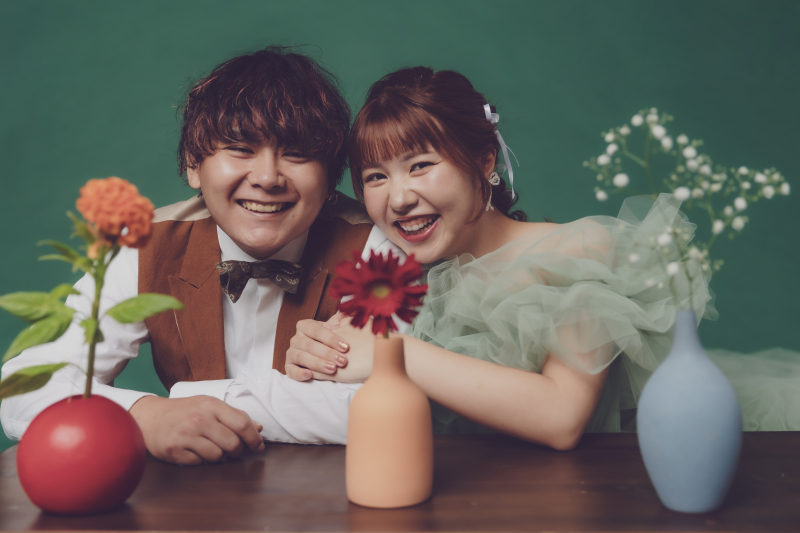 お花の間から❀