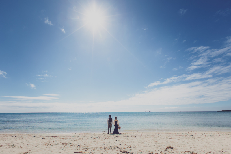 青い海！青い空！最高の天気だ！！