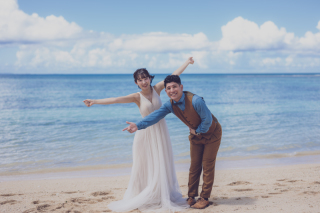 A4WEDDING_ビーチ( 午前撮影)