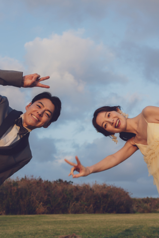 A4WEDDING_残波岬（芝生）