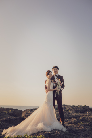 A4WEDDING_残波岬（岩場、ビーチ）