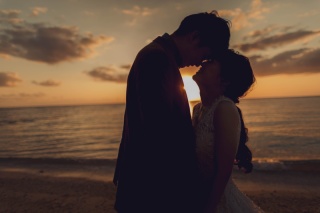 A4WEDDING_ビーチ（サンセット）