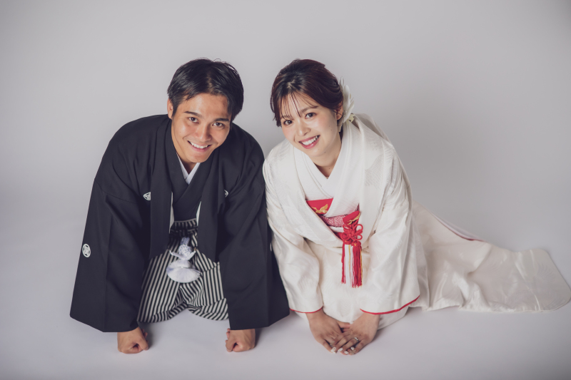 【スタジオプランB】和装スタジオプラン|A4WEDDINGならではの一味違うお洒落な和装撮影|小物も込みこみ