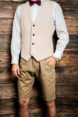 ハーフパンツ(ベージュ)