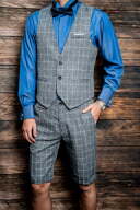 ハーフパンツ(チェックセットアップ)