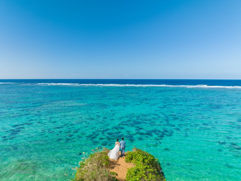 快晴のザネー浜