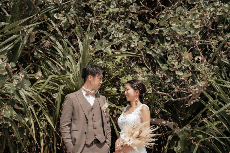 みどりをバックに